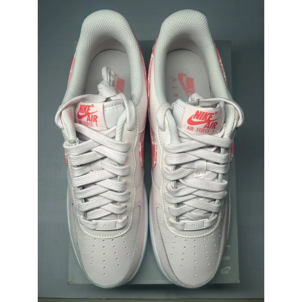 Nike Air Force 1 07 Paisley Pearl‎ Pink Coral Chalk Mens 10/WMNS 11.5 FD1448-664